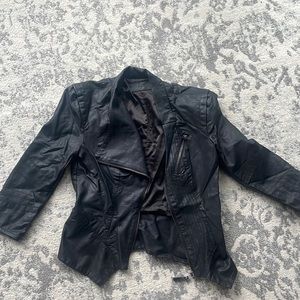 Real leather Blank NYC moto jacket